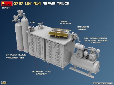 G7117 1.5t 4×4 Repair Truck - zdjęcie 42