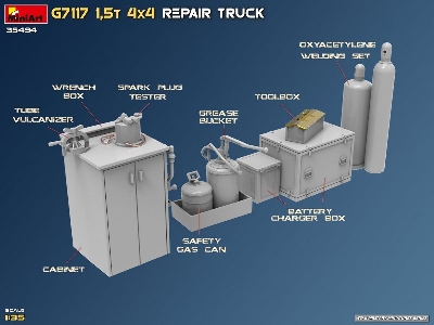 G7117 1.5t 4×4 Repair Truck - zdjęcie 43