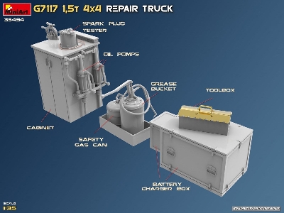 G7117 1.5t 4×4 Repair Truck - zdjęcie 44