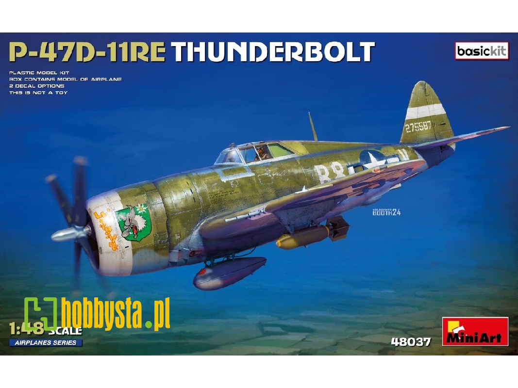 P-47d-11re Thunderbolt. Basic Kit - zdjęcie 1 P-47d-11re Thunderbolt. Basic Kit - zdjęcie 1