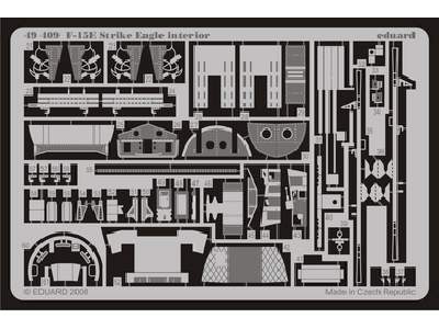  F-15E interior S. A. 1/48 - Academy Minicraft - blaszki - zdjęcie 1