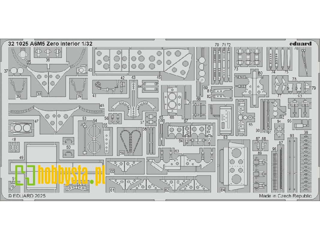 A6M5 Zero interior 1/32 - TAMIYA - zdjęcie 1 A6M5 Zero interior 1/32 - TAMIYA - zdjęcie 1