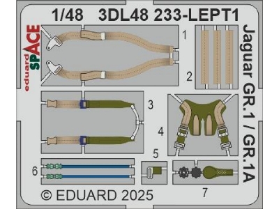 Jaguar GR.1 / GR.1A SPACE 1/48 - AIRFIX - zdjęcie 3