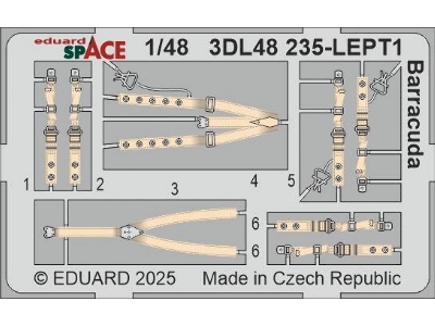 Barracuda SPACE 1/48 - TRUMPETER - zdjęcie 3