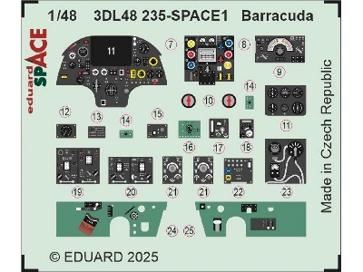 Barracuda SPACE 1/48 - TRUMPETER - zdjęcie 4