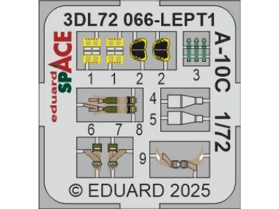 A-10C SPACE 1/72 - EDUARD - zdjęcie 3