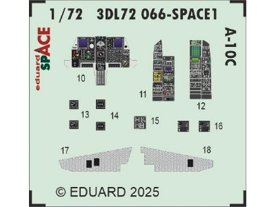 A-10C SPACE 1/72 - EDUARD - zdjęcie 4