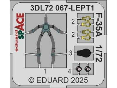 F-35A SPACE 1/72 - EDUARD - zdjęcie 3