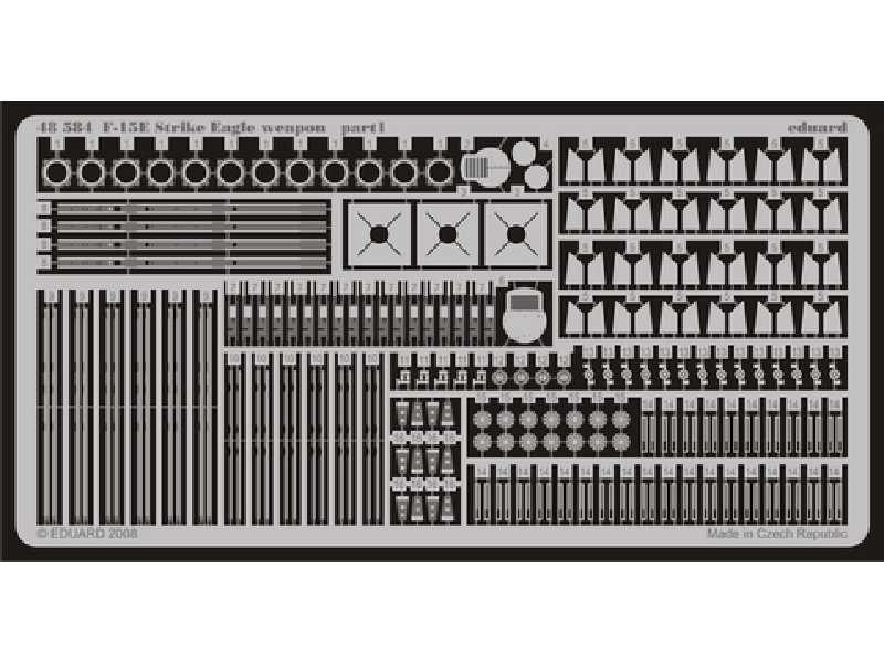  F-15E weapon 1/48 - Academy Minicraft - blaszki - zdjęcie 1