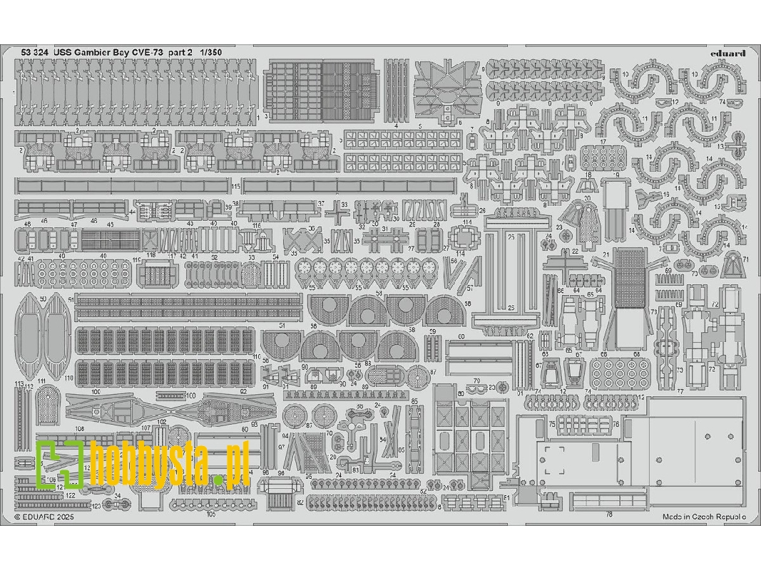 USS Gambier Bay CVE-73 part 2 1/350 - HASEGAWA - zdjęcie 1 USS Gambier Bay CVE-73 part 2 1/350 - HASEGAWA - zdjęcie 1