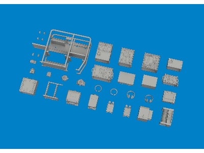 Sd. Kfz.  251/6 Ausf.  C radio equipment PRINT 1/35 - DRAGON - zdjęcie 3