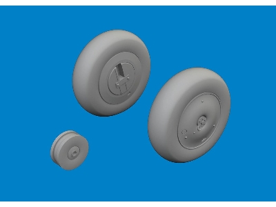 Lysander wheels 1/48 - AIRFIX - zdjęcie 2