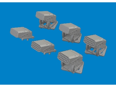 UH-60 flare dispensers PRINT 1/48 - ICM - zdjęcie 1