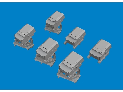 UH-60 flare dispensers PRINT 1/48 - ICM - zdjęcie 2