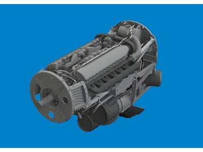 P-40N engine PRINT 1/48 - EDUARD - zdjęcie 1