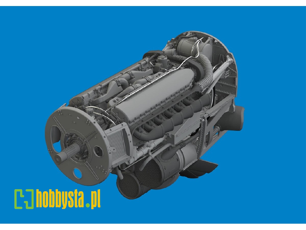 P-40N engine PRINT 1/48 - EDUARD - zdjęcie 1 P-40N engine PRINT 1/48 - EDUARD - zdjęcie 1