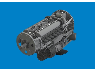 P-40N engine PRINT 1/48 - EDUARD - zdjęcie 2