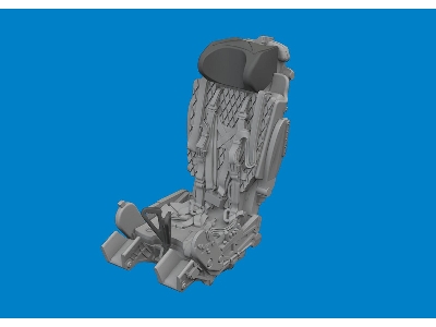 MiG-21 seat w/  integral belts PRINT 1/72 - EDUARD - zdjęcie 1