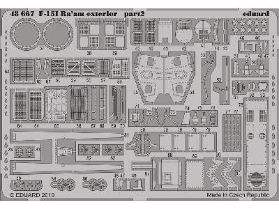  F-15I Ra&#039;aM exterior 1/48 - Academy Minicraft - blaszki - zdjęcie 3