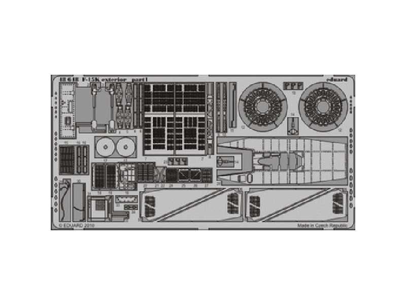  F-15K exterior 1/48 - Academy Minicraft - blaszki - zdjęcie 1