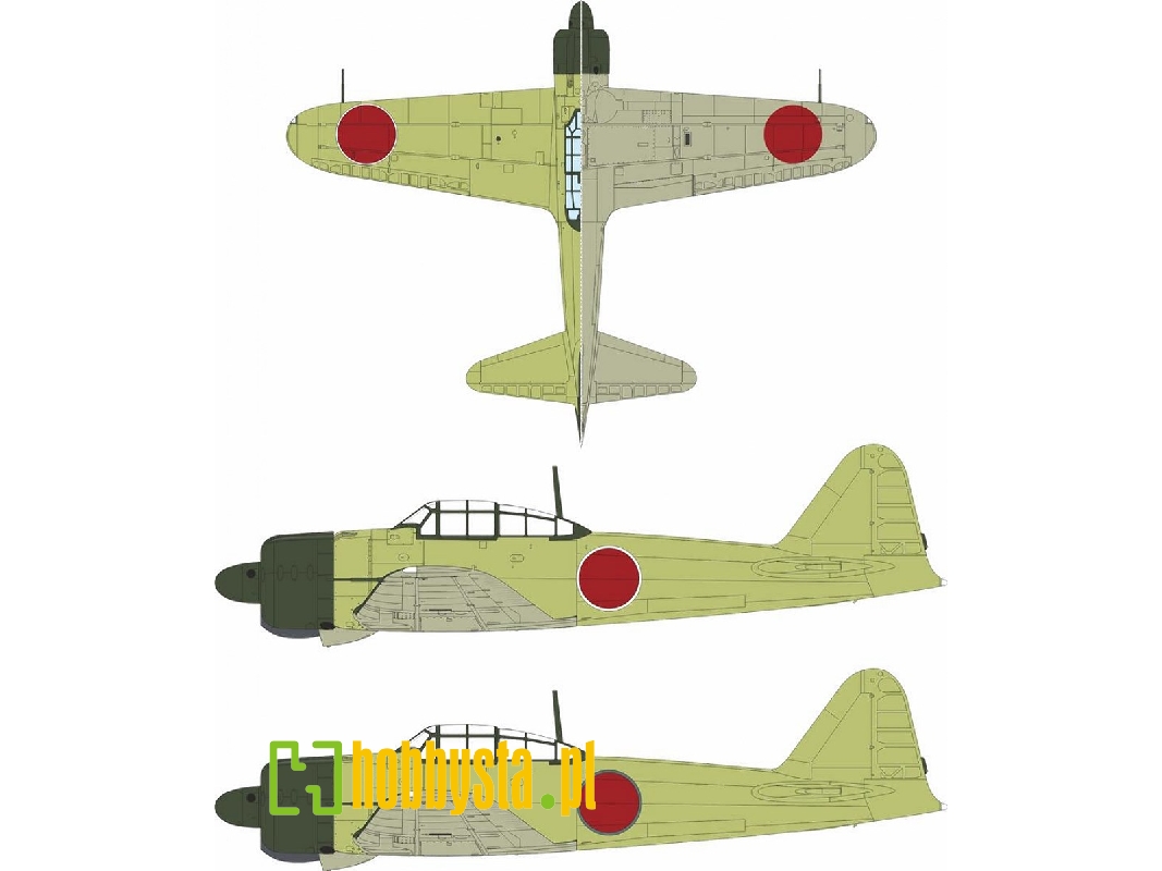 A6M5 Zero national marking 1/32 - TAMIYA - zdjęcie 1 A6M5 Zero national marking 1/32 - TAMIYA - zdjęcie 1