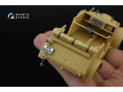 Kubelwagen Type 82 3d-printed & Coloured Interior On Decal Paper (Tamiya) (With 3d-printed Resin Parts) - zdjęcie 4