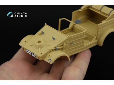 Kubelwagen Type 82 3d-printed & Coloured Interior On Decal Paper (Tamiya) (With 3d-printed Resin Parts) - zdjęcie 14