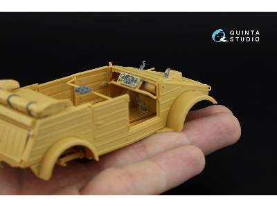 Kubelwagen Type 82 3d-printed & Coloured Interior On Decal Paper (Hero) (With 3d-printed Resin Parts) - zdjęcie 4