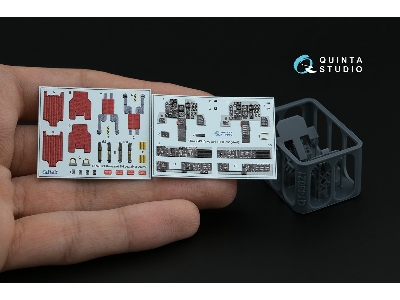 Kawasaki T-4 3d-printed & Coloured Interior On Decal Paper (Hasegawa) (With 3d-printed Resin Parts) - zdjęcie 2