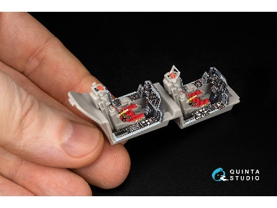 Kawasaki T-4 3d-printed & Coloured Interior On Decal Paper (Hasegawa) (With 3d-printed Resin Parts) - zdjęcie 14