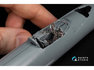 Mig-21r (Grey Cockpit Panels) 3d-printed & Coloured Interior On Decal Paper (Eduard) (With 3d-printed Resin Parts) - zdjęcie 3