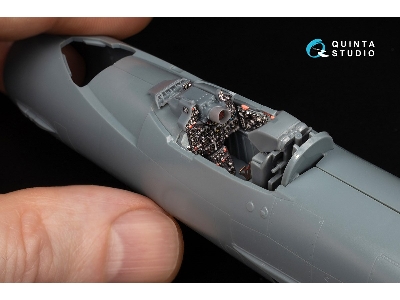 Mig-21r (Grey Cockpit Panels) 3d-printed & Coloured Interior On Decal Paper (Eduard) (With 3d-printed Resin Parts) - zdjęcie 4