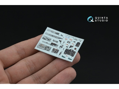 Mig-21r (Grey Cockpit Panels) 3d-printed & Coloured Interior On Decal Paper (Eduard) (With 3d-printed Resin Parts) - zdjęcie 11