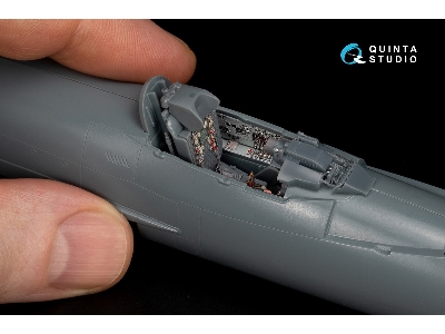 Mig-21r (Grey Cockpit Panels) 3d-printed & Coloured Interior On Decal Paper (Eduard) (With 3d-printed Resin Parts) - zdjęcie 16