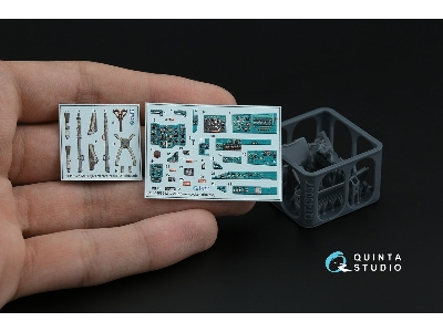 Mig-21r (Green Cockpit Panels) 3d-printed & Coloured Interior On Decal Paper (Eduard) (With 3d-printed Resin Parts) - zdjęcie 2