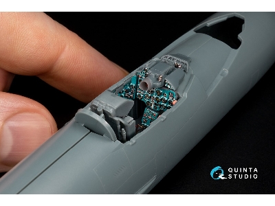 Mig-21r (Green Cockpit Panels) 3d-printed & Coloured Interior On Decal Paper (Eduard) (With 3d-printed Resin Parts) - zdjęcie 4