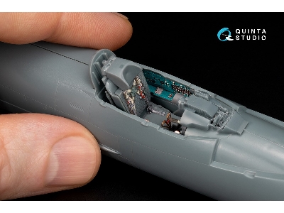 Mig-21r (Green Cockpit Panels) 3d-printed & Coloured Interior On Decal Paper (Eduard) (With 3d-printed Resin Parts) - zdjęcie 5