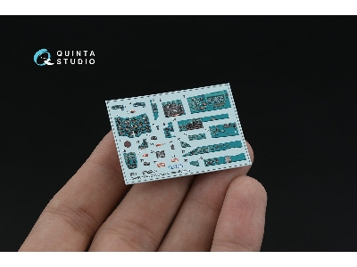 Mig-21r (Green Cockpit Panels) 3d-printed & Coloured Interior On Decal Paper (Eduard) (With 3d-printed Resin Parts) - zdjęcie 1
