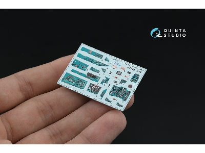 Mig-21r (Green Cockpit Panels) 3d-printed & Coloured Interior On Decal Paper (Eduard) (With 3d-printed Resin Parts) - zdjęcie 1