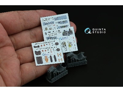 Su-17um3 3d-printed & Coloured Interior On Decal Paper (Modelsvit) (With 3d-printed Resin Part) - zdjęcie 2