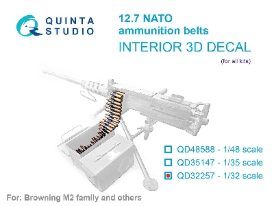 Nato 12.7 Ammunition Belts (All Kits) - zdjęcie 1
