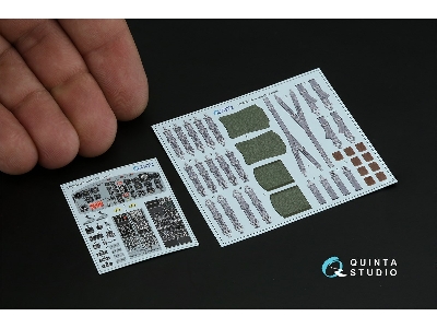 Uh-1b 3d-printed & Coloured Interior On Decal Paper (Trumpeter) - zdjęcie 2