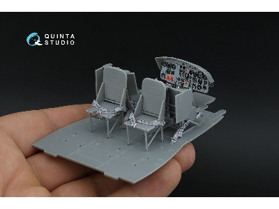 Uh-1b 3d-printed & Coloured Interior On Decal Paper (Trumpeter) - zdjęcie 9