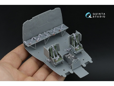 Uh-1b 3d-printed & Coloured Interior On Decal Paper (Trumpeter) - zdjęcie 11
