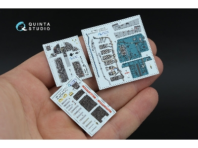 F-15c Late/F-15j Late 3d-printed & Coloured Interior On Decal Paper (Hasegawa) - zdjęcie 2