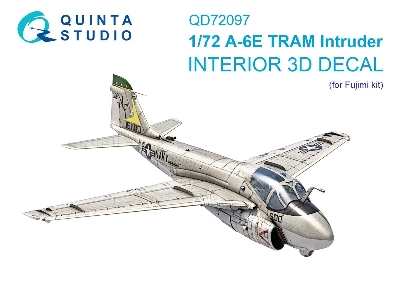 A-6e Tram Intruder 3d-printed & Coloured Interior On Decal Paper (Fujimi) - zdjęcie 1