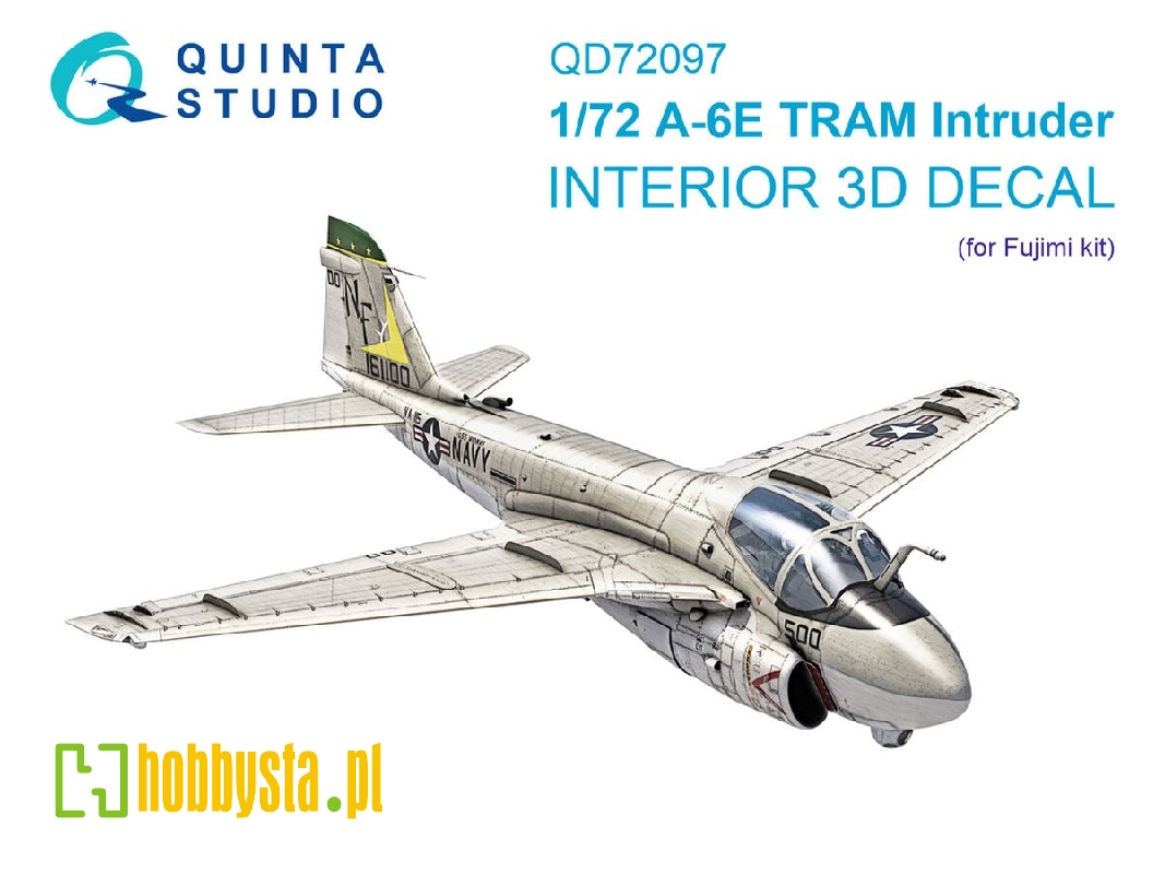 A-6e Tram Intruder 3d-printed & Coloured Interior On Decal Paper (Fujimi) - zdjęcie 1