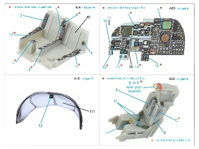A-6e Tram Intruder 3d-printed & Coloured Interior On Decal Paper (Fujimi) - zdjęcie 11