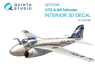 A-6a Intruder 3d-printed & Coloured Interior On Decal Paper (Fujimi) - zdjęcie 1