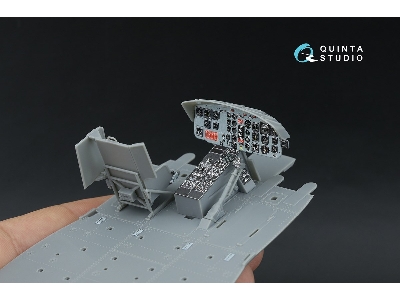 Uh-1b 3d-printed & Coloured Interior On Decal Paper (Trumpeter) (Small Version) - zdjęcie 11